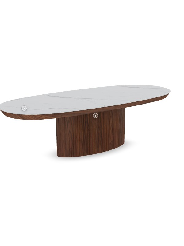 Ava oval dining table, the 3D model