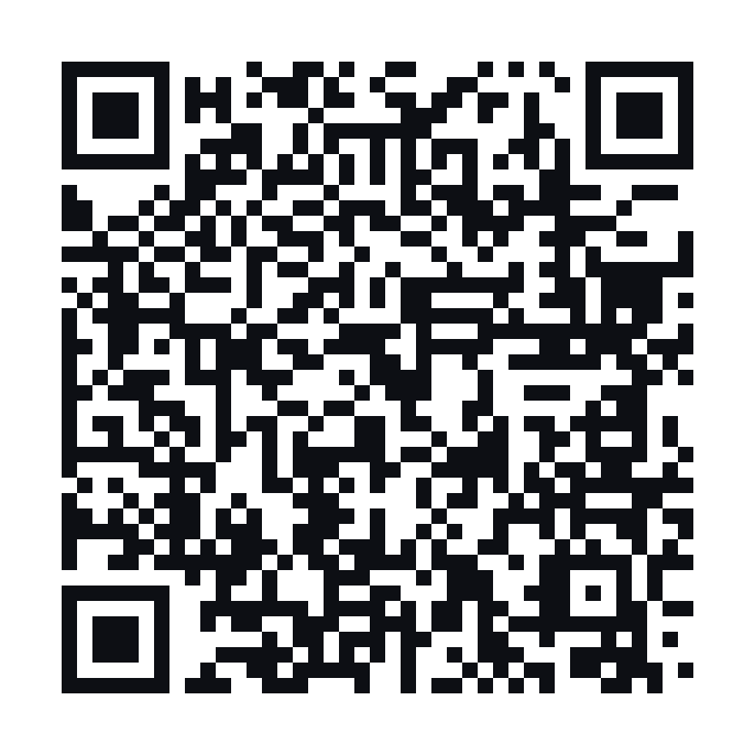 QR code opening the Ava oval dining table in 3D and AR