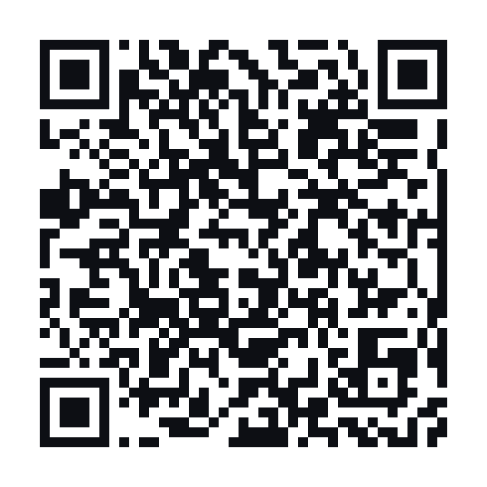 QR code opening the Coco rattan pendant in 3D and AR