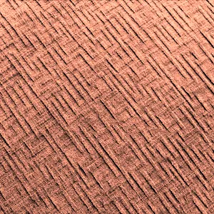 The textured jacquard in Terracotta, the fabric of this three seater
